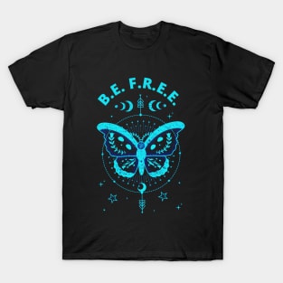 Blue Butterfly - Be Free T-Shirt